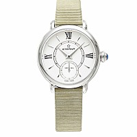 Eterna Lady Eterna Small Second 28 white textile gold
