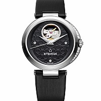 Eterna Grace Open Art black satin