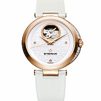 Eterna Grace Open Art white satin gold