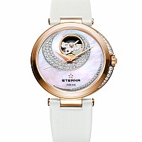 Eterna Grace Open Art white satin gold 73 diamonds