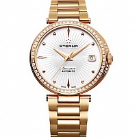 Eterna Grace Three-Hands white steel diamond