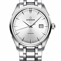 Eterna Legacy Date Silver steel