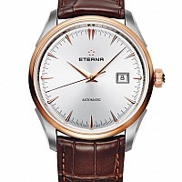 Eterna Legacy Date Silver leather gold