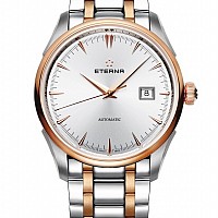 Eterna Legacy Date Silver steel gold