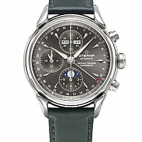 Eterna Heritage 1948 For Him Chronograph anthracite leather