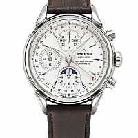 Eterna Heritage 1948 For Him Chronograph white leather