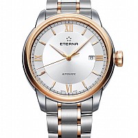 Eterna Adventic Date silver steel gold