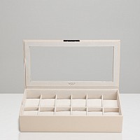 WOLF - úložný box s víčkem, pro 12 kusů hodinek