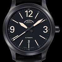 Mühle-Glashütte Terranaut II Trail Schwarz