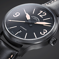 Mühle-Glashütte Terranaut III Trail Schwarz