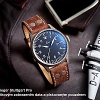 Laco Flieger Stuttgart Pro 43 Handaufzug