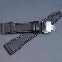 Steinhart kožený řemen 22 mm Pilotband Schwarz