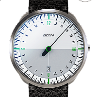 Botta-Design UNO 24 Titan White-Green Quartz