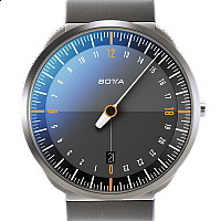 Botta-Design UNO 24 Titan Black-Orange Quartz