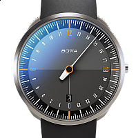 Botta-Design UNO 24 Titan Black-Orange Quartz