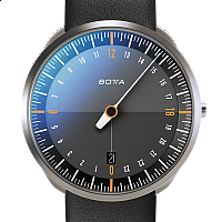 Botta-Design UNO 24 Titan Black-Orange Quartz