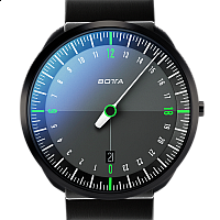 Botta-Design UNO 24 Titan Black Edition Green Quartz