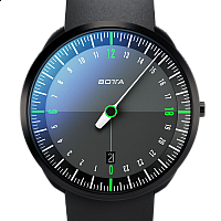 Botta-Design UNO 24 Titan Black Edition Green Quartz