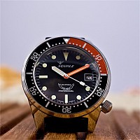 Squale 50 Atmos black Domed