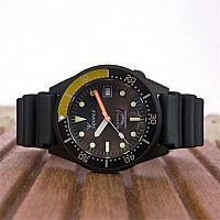 Squale 50 Atmos Black PVD domed