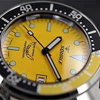 Squale 50 Atmos yellow domed