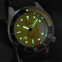 Squale 50 Atmos yellow domed