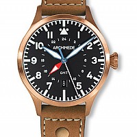 Archimede Pilot 42 GMT Bronze