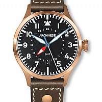 Archimede Pilot 42 GMT Bronze