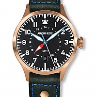 Archimede Pilot 42 GMT Bronze