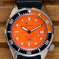 Squale 50 Atmos orange domed