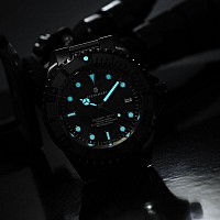 Steinhart OCEAN 42 black DLC Perlmutt