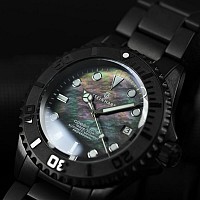 Steinhart OCEAN 42 black DLC Perlmutt