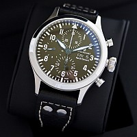 Steinhart Nav B-Chrono 44 mit Lederband KOMISE 420190036