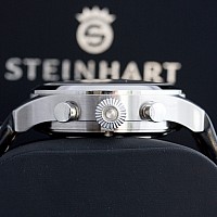 Steinhart Nav B-Chrono 44 mit Lederband KOMISE 420190036