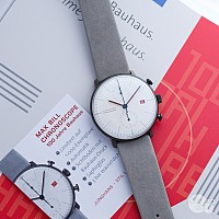 Junghans Max Bill Chronoscope 100 Jahre Bauhaus 027/4902.02