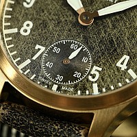 Steinhart Nav B-Uhr B-Uhr 42 Handaufzug Bronze Antik Schwarz