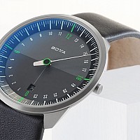 Botta-Design UNO 24 Titan Black-Green Quartz