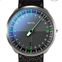 Botta-Design UNO 24 Titan Black-Green Quartz