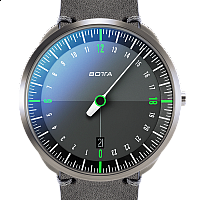 Botta-Design UNO 24 Titan Black-Green Quartz