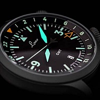 Laco Flieger Frankfurt GMT schwarz