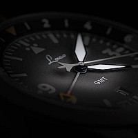 Laco Flieger Frankfurt GMT schwarz