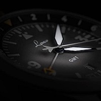 Laco Flieger Frankfurt GMT schwarz