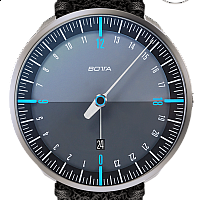 Botta-Design UNO 24+ Black/Blue Titanium Quartz