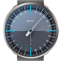 Botta-Design UNO 24+ Black/Blue Titanium Quartz