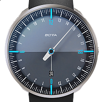 Botta-Design UNO 24+ Black/Blue Titanium Quartz