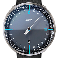 Botta-Design UNO 24+ Black/Blue Titanium Quartz