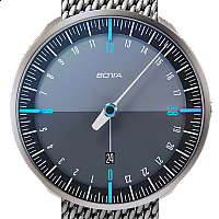 Botta-Design UNO 24+ Black/Blue Titanium Quartz