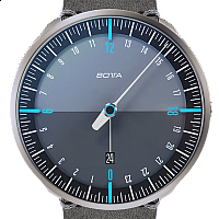 Botta-Design UNO 24+ Black/Blue Titanium Quartz