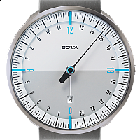 Botta-Design UNO 24+ White/Blue Titanium Quartz