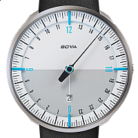 Botta-Design UNO 24+ White/Blue Titanium Quartz